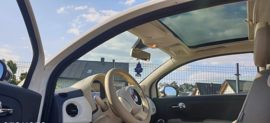 Fiat 500 cena 21000 przebieg: 153692, rok produkcji 2009 z Świebodzin małe 56